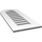 Ekena Millwork Round Top Surface Mount PVC Gable Vent: Functional, w/ 3-1/2"W x 1"P Standard Frame, 14"W x 34"H GVPRT14X3401SF - alternate 4